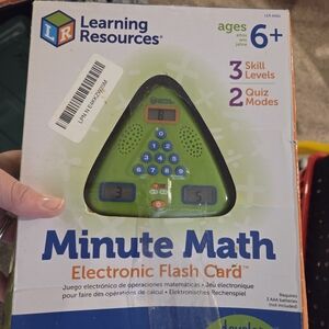 Learning Resources Minute Math Electronic Flash Card